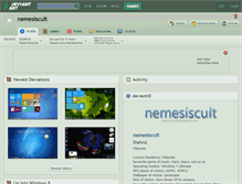 Tablet Screenshot of nemesiscult.deviantart.com