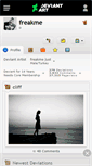 Mobile Screenshot of freakme.deviantart.com