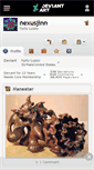 Mobile Screenshot of nexusjinn.deviantart.com