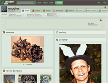 Tablet Screenshot of nexusjinn.deviantart.com