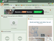 Tablet Screenshot of jackurai.deviantart.com