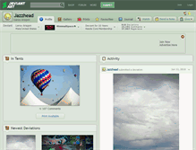 Tablet Screenshot of jazzhead.deviantart.com