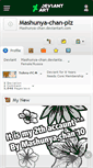 Mobile Screenshot of mashunya-chan-plz.deviantart.com