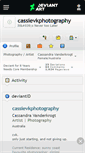 Mobile Screenshot of cassievkphotography.deviantart.com