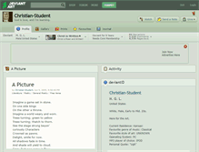 Tablet Screenshot of christian-student.deviantart.com