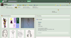 Desktop Screenshot of natara.deviantart.com