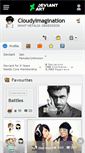 Mobile Screenshot of cloudyimagination.deviantart.com