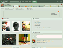 Tablet Screenshot of korikitten.deviantart.com