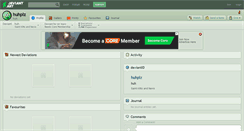 Desktop Screenshot of huhplz.deviantart.com