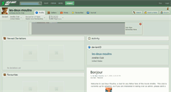 Desktop Screenshot of les-deux-moulins.deviantart.com