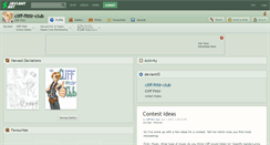 Desktop Screenshot of cliff-fittir-club.deviantart.com