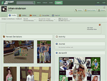 Tablet Screenshot of johan-anderson.deviantart.com