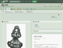 Tablet Screenshot of l0ttii.deviantart.com