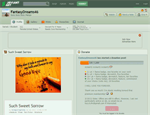 Tablet Screenshot of fantasydreams46.deviantart.com