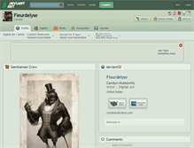 Tablet Screenshot of fleurdelyse.deviantart.com