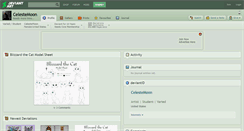 Desktop Screenshot of celestemoon.deviantart.com