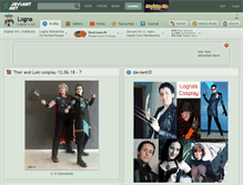 Tablet Screenshot of logna.deviantart.com