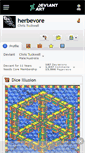 Mobile Screenshot of herbevore.deviantart.com