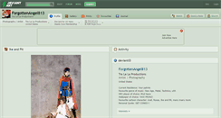 Desktop Screenshot of forgottenangel813.deviantart.com