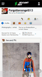 Mobile Screenshot of forgottenangel813.deviantart.com