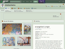 Tablet Screenshot of mindmechanica.deviantart.com