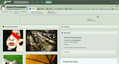 Desktop Screenshot of general-photographer.deviantart.com