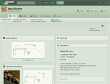 Tablet Screenshot of daywillcome.deviantart.com