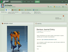 Tablet Screenshot of gs-dracko.deviantart.com