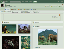 Tablet Screenshot of girasoul.deviantart.com