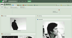 Desktop Screenshot of de-signature.deviantart.com
