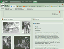 Tablet Screenshot of hartr.deviantart.com