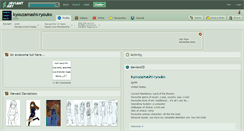 Desktop Screenshot of kyouzamashi-ryouko.deviantart.com