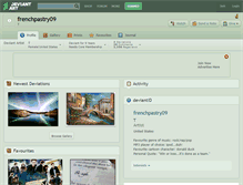 Tablet Screenshot of frenchpastry09.deviantart.com