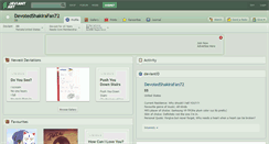 Desktop Screenshot of devotedshakirafan72.deviantart.com