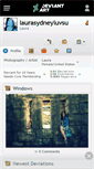 Mobile Screenshot of laurasydneyluvsu.deviantart.com