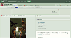 Desktop Screenshot of ozwonderland.deviantart.com