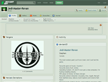 Tablet Screenshot of jedi-master-revan.deviantart.com