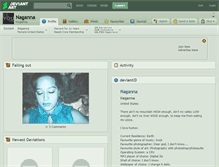 Tablet Screenshot of naganna.deviantart.com