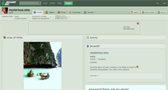 Desktop Screenshot of mysterious-miss.deviantart.com