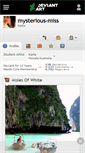 Mobile Screenshot of mysterious-miss.deviantart.com
