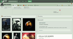 Desktop Screenshot of darkviantart.deviantart.com