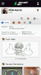 Mobile Screenshot of hgn-kevin.deviantart.com
