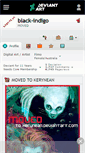 Mobile Screenshot of black-indigo.deviantart.com