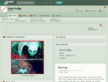 Tablet Screenshot of black-indigo.deviantart.com