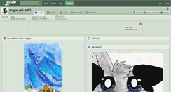 Desktop Screenshot of dragon-girl-3000.deviantart.com