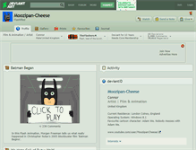 Tablet Screenshot of moozipan-cheese.deviantart.com