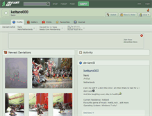 Tablet Screenshot of keitaro000.deviantart.com