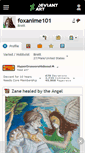 Mobile Screenshot of foxanime101.deviantart.com