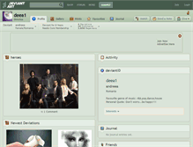 Tablet Screenshot of deea1.deviantart.com