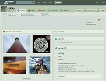 Tablet Screenshot of n00ky.deviantart.com